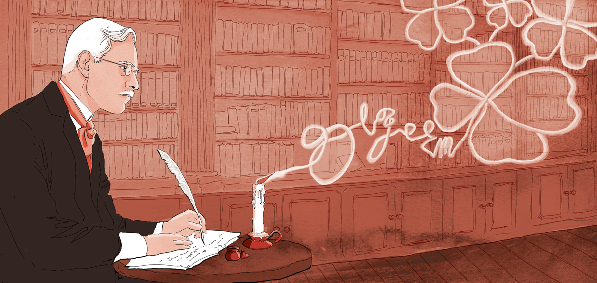 fortuna-slogan-filosofi-politici-economisti-modi-di-dire-quadrifoglio-slogorm-illustrazione-watercolors-illustrations-acquerello-corriere-della-sera-la-lettura-fabio-delvo-delvox